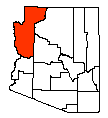 Map of Mohave County