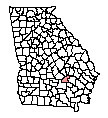 Map of Jeff Davis County