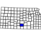 Map of Kingman County