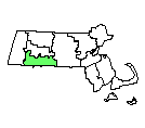 Map of Hampden County
