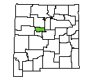 Map of Bernalillo County