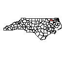 Map of Hertford County