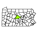 Map of Centre County