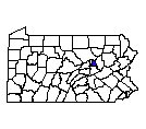 Map of Montour County
