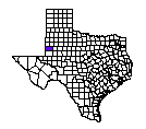 Map of Gaines County