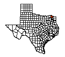 Map of Red River County