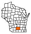Map of Dane County