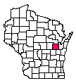 Map of Outagamie County