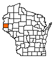 Map of St. Croix County