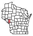 Map of Trempealeau County