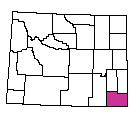 Map of Laramie County