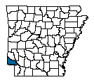 Map of Little River County