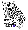 Map of Lowndes County