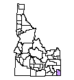 Map of Bear Lake County