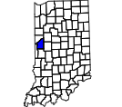 Map of Fountain County