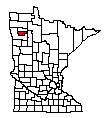 Map of Red Lake County