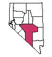 Map of Nye County