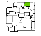 Map of Colfax County