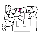 Map of Sherman County