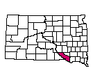 Map of Charles Mix County