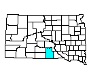 Map of Tripp County