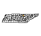 Map of Overton County