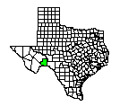 Map of Terrell County