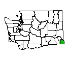 Map of Asotin County