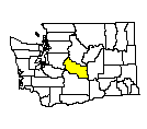 Map of Kittitas County