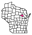 Map of Menominee County