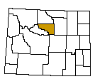 Map of Washakie County